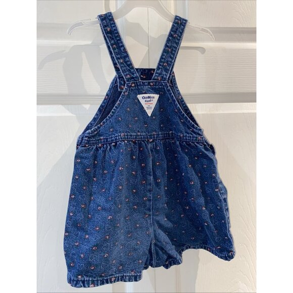 Vintage OshKosh B’Gosh Girls Shortalls Overalls Size 4T - Picture 4 of 7